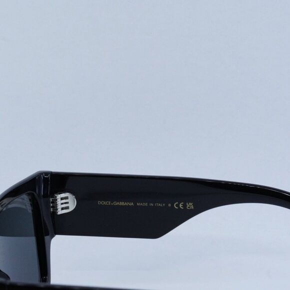 NEWEST DOLCE&GABBANA DG4459 501/87 BLACK DARK GREY SUNGLASSES - Picture 6 of 11